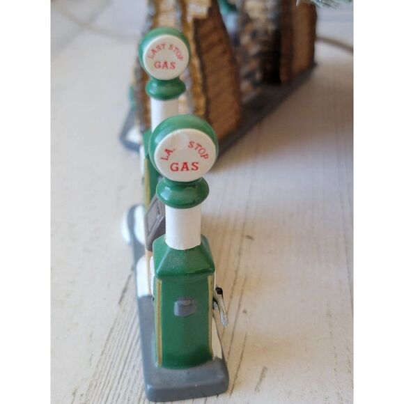 Dept 56 55012 Last Stop Gas Station snow village accessory Xmas - Picture 10 of 15
